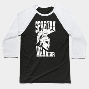 Spartan warrior, white vintage helmet Baseball T-Shirt